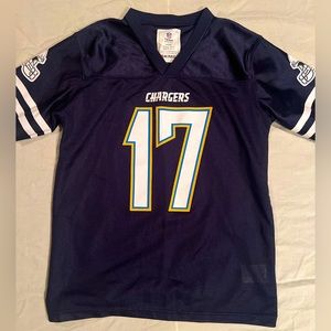 Los Angeles Chargers Philip Rivers #17 Youth NFL Football Jersey, Kids Small 6-7